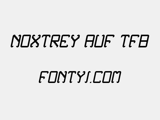 Noxtrey Auf tfb
