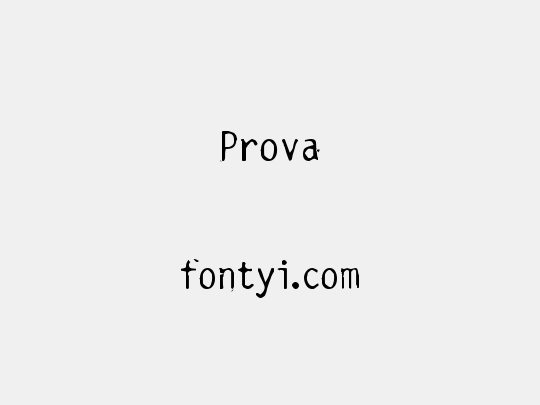 Prova