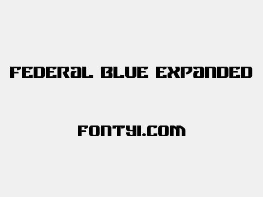 Federal Blue Expanded