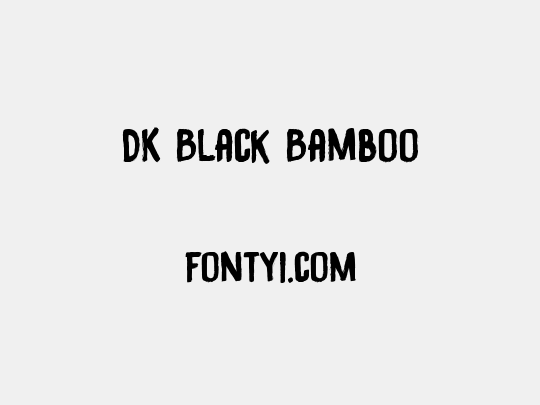 DK Black Bamboo