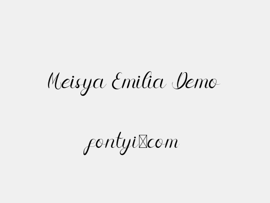 Meisya Emilia Demo