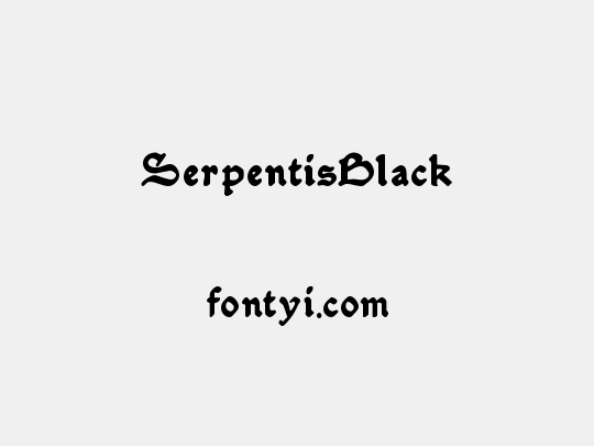 SerpentisBlack