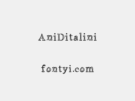 AniDitalini