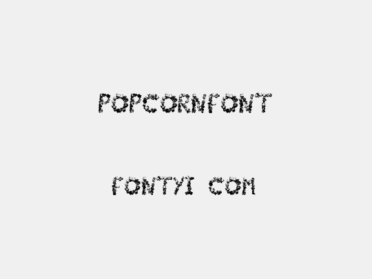 PopCornFont