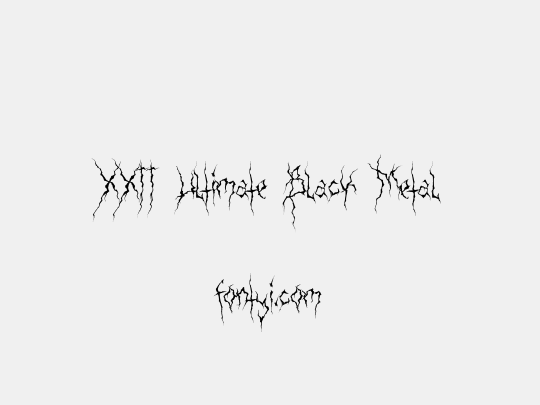 XXII Ultimate-Black-Metal