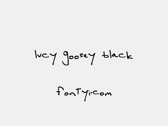 lucy goosey black