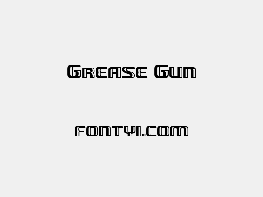Grease Gun