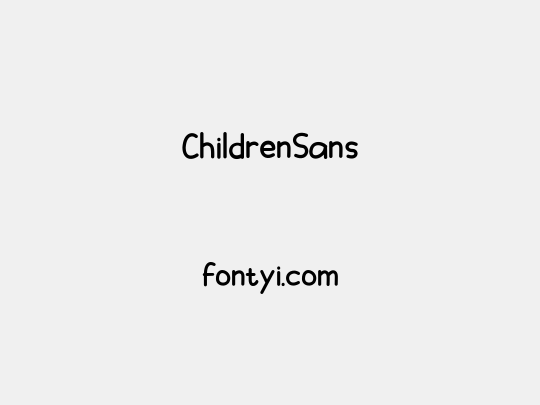 ChildrenSans