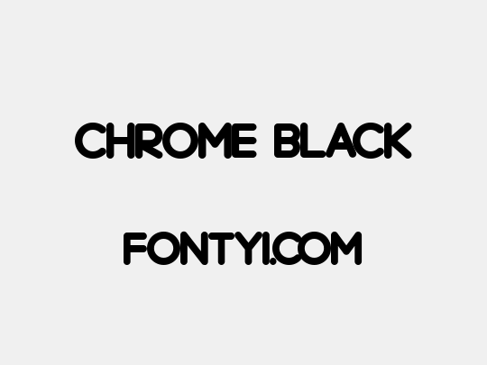 Chrome Black