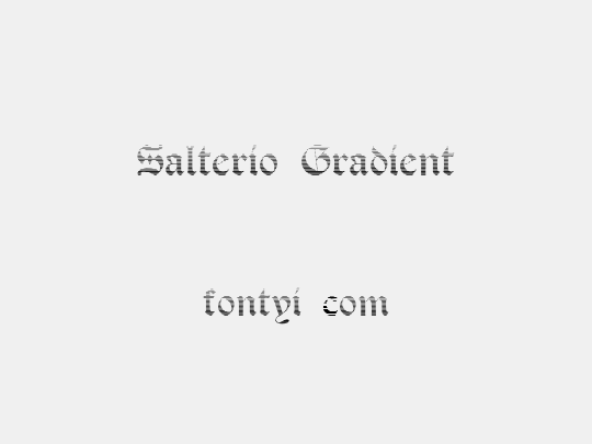 Salterio Gradient