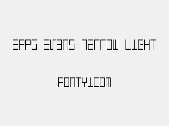 Epps Evans Narrow Light