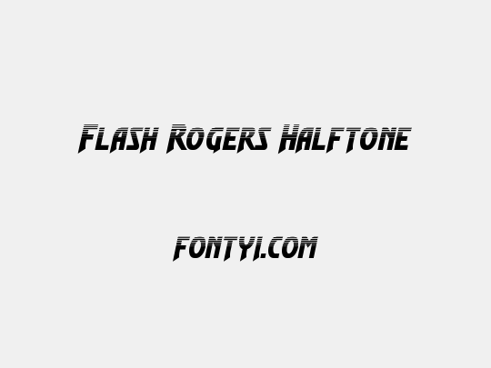 Flash Rogers Halftone