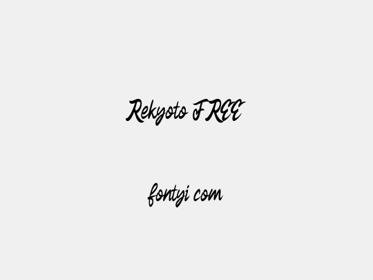 Rekyoto FREE