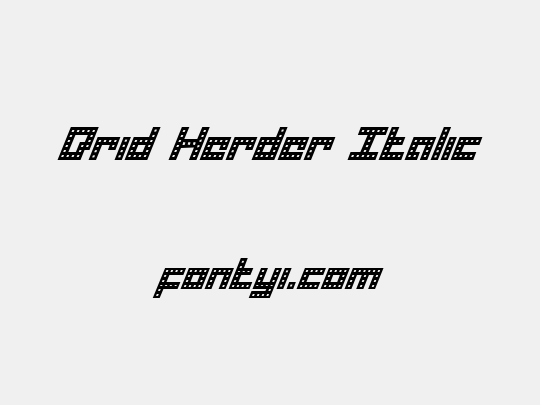 Drid Herder Italic