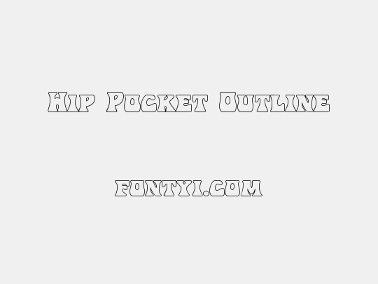 Hip Pocket Outline