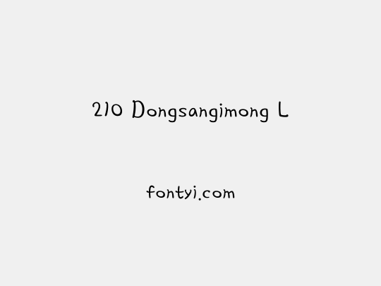 210 Dongsangimong L