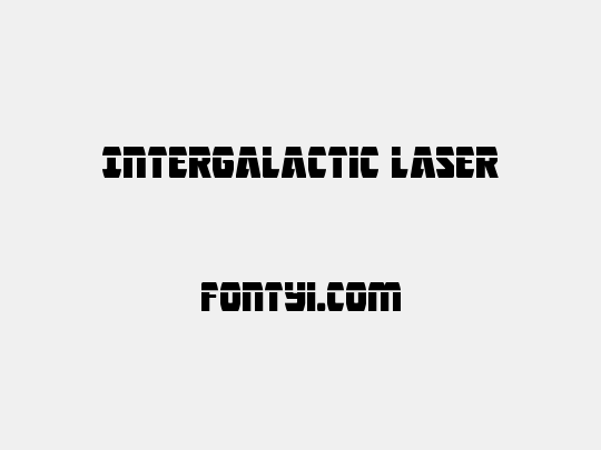 Intergalactic Laser