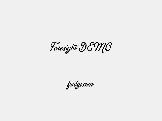 Foresight DEMO