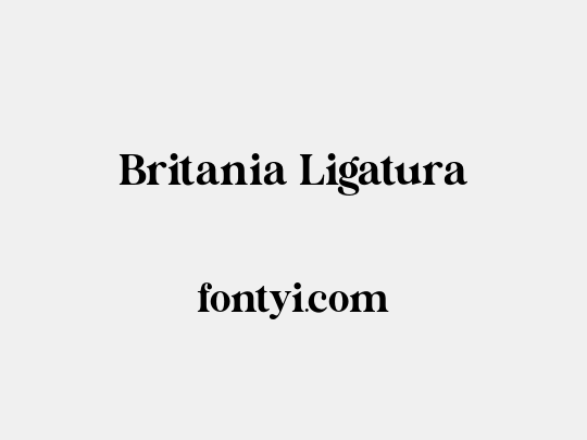 Britania Ligatura