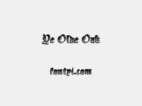Ye Olde Oak
