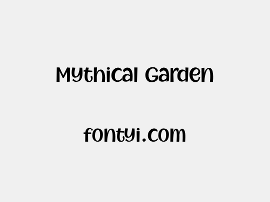 Mythical Garden