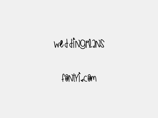 WeddingPlans