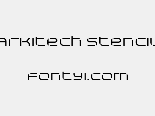 Arkitech Stencil