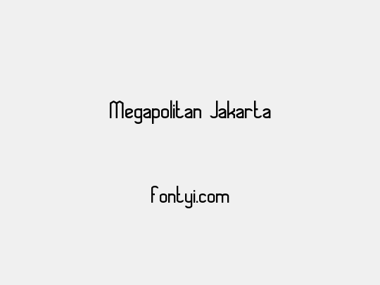 Megapolitan Jakarta