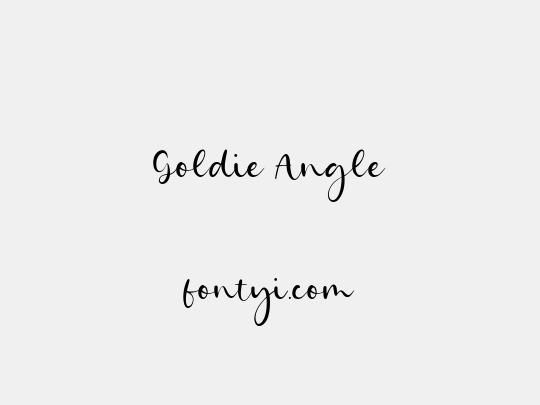 Goldie Angle