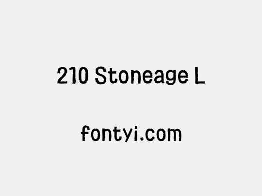 210 Stoneage L