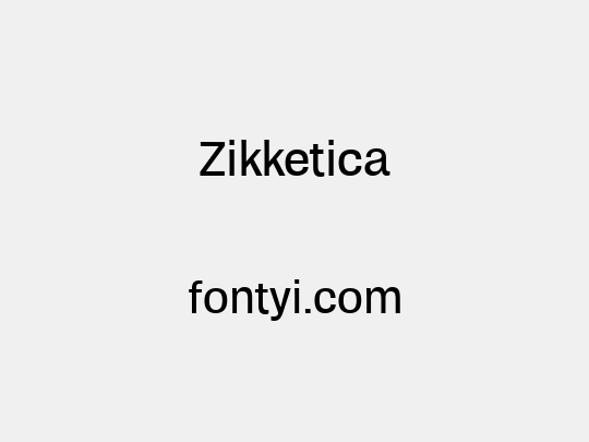 Zikketica