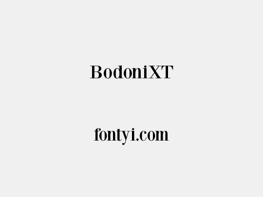 BodoniXT