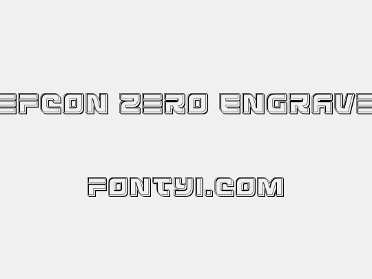 Defcon Zero Engraved