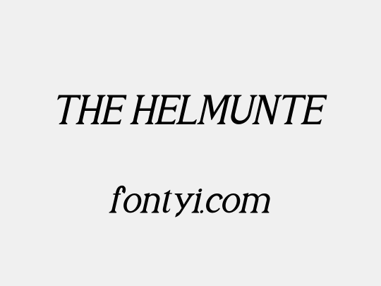 THE HELMUNTE