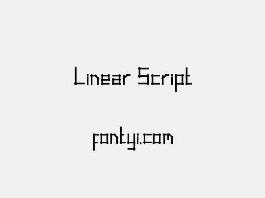 Linear Script
