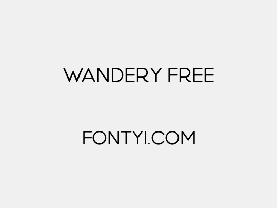 Wandery Free