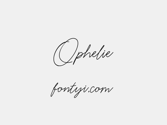 Ophelie