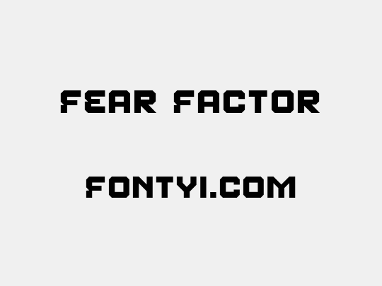 Fear Factor