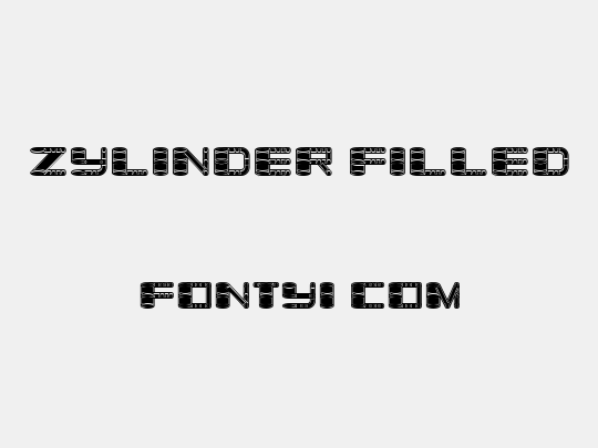Zylinder Filled