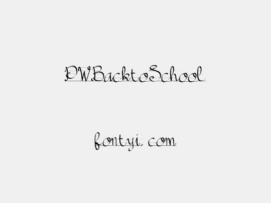 PWBacktoSchool