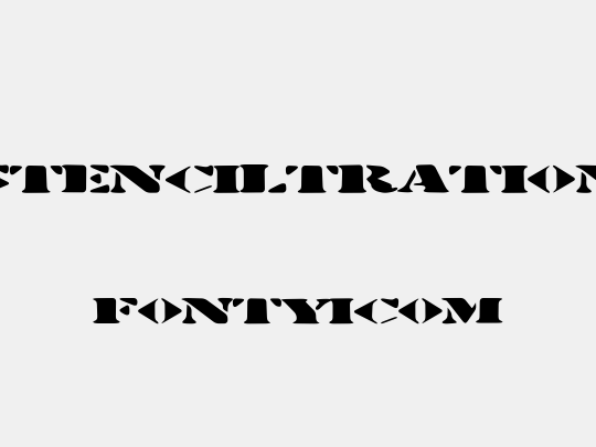 Stenciltration