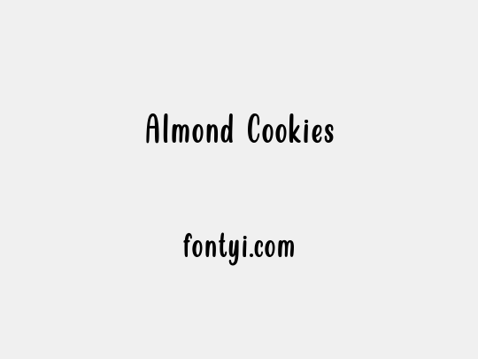 Almond Cookies