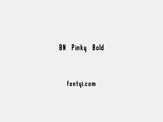 BN Pinky Bold