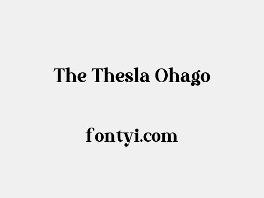 The Thesla Ohago