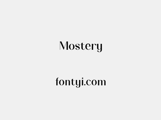 Mostery