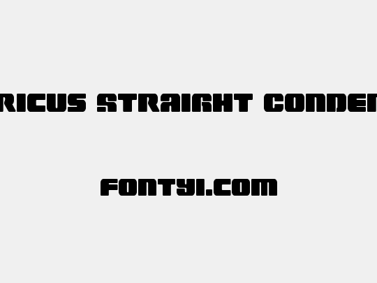 Capricus Straight Condensed