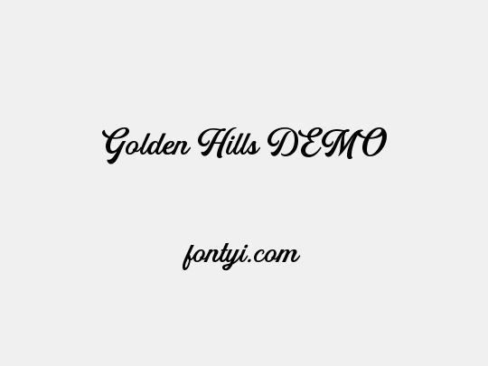 Golden Hills DEMO
