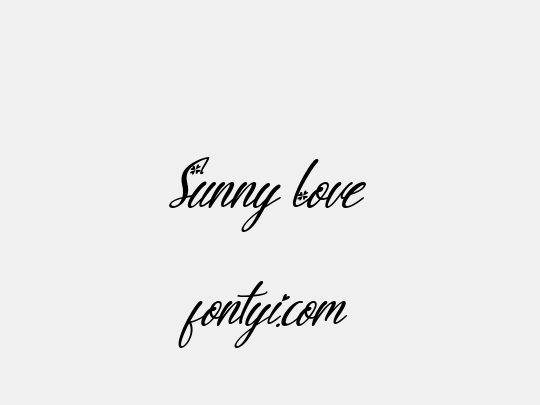Sunny Love