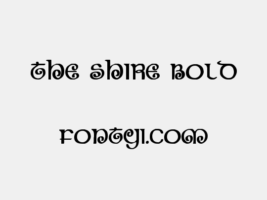 The Shire Bold