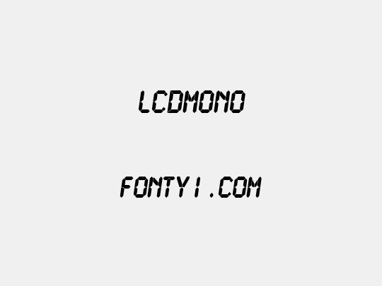 LCDMono